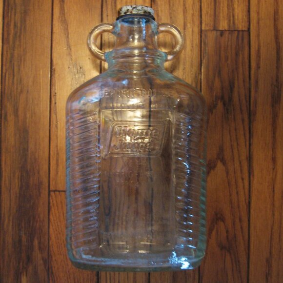 Vintage Home Juice CO. Strained Orange Juice Drink bottle with cap. - Picture 1 of 2